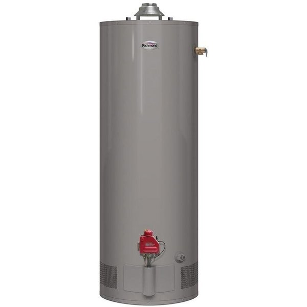 Richmond Essential Series Gas Water Heater, Liquid Propane, 29 gal Tank, 52 gph, 30000 Btuhr BTU 6G30-30PF3